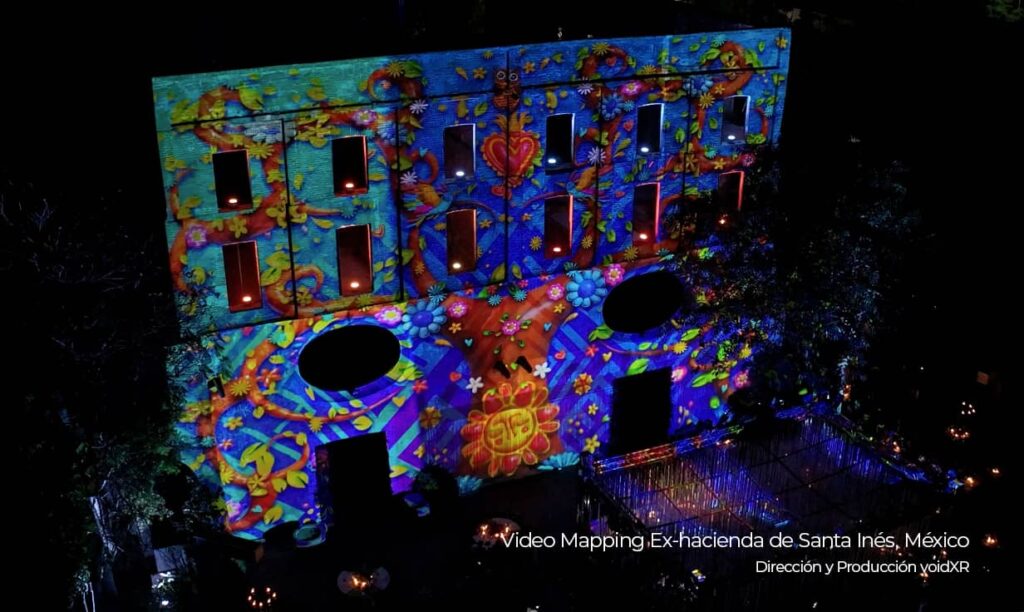 Video Mapping en Ex-hacienda Santa Inés
