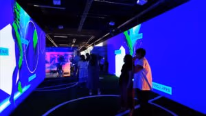 Túnel inmersivo en el Museo Universum