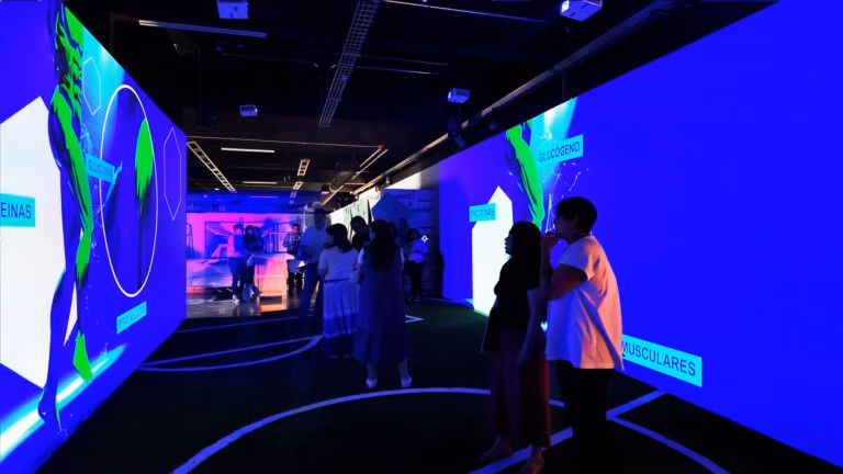 Túnel inmersivo en el Museo Universum